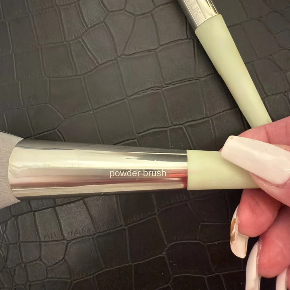 Rare Discontinued Sonia Kashuk Radiant Luxe Brush Collection Duo (Powder & Serum